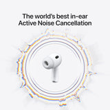 Apple AirPods Pro 3 Wireless Earbuds, Active Noise Cancellation, Live Translation, Heart Rate Sensing, Hearing Aid Feature, Bluetooth Headphones, Spatial Audio, High-Fidelity Sound, USB-C Charging