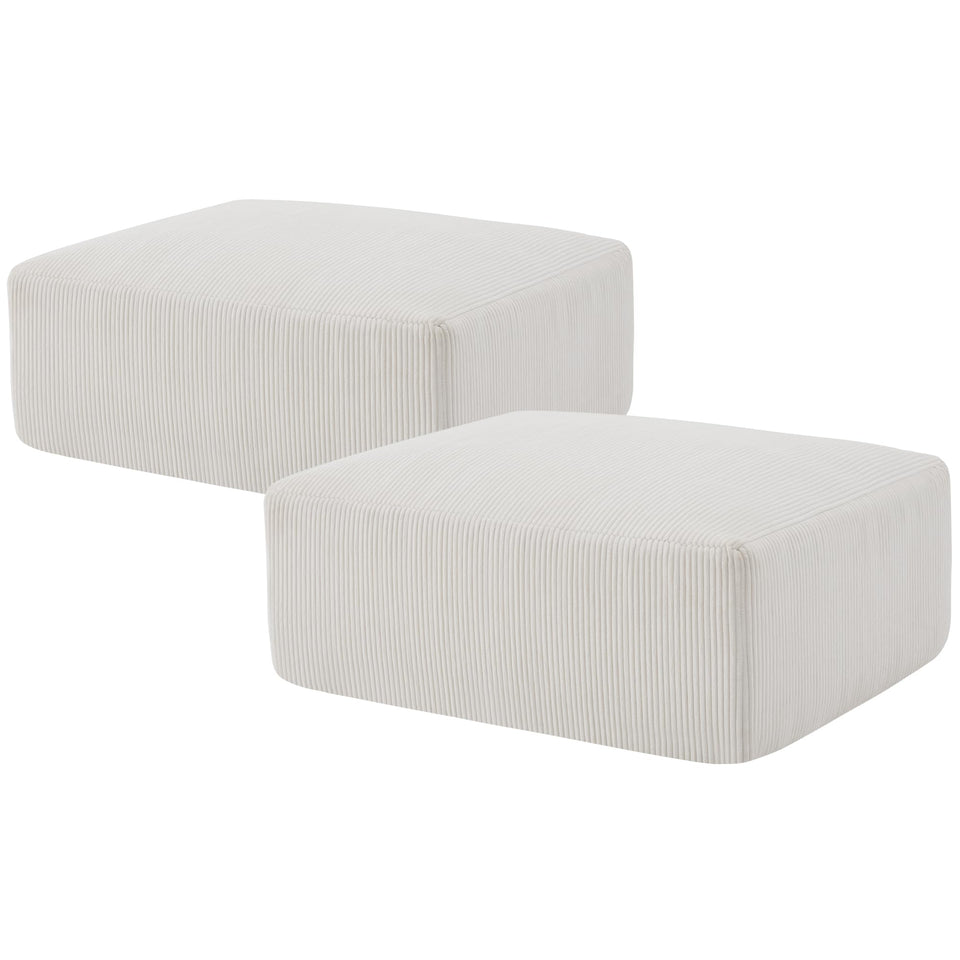 Boneless Sectional Cloud Couch Sofa for Living Room, 112" U-Shaped Modular Modern Lounge Sleeper Black Couches with Chaise, No Assemble, Cordury Compression Upholstered Sofas