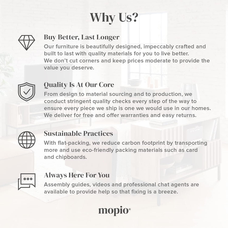 mopio Ensley TV Stand, Mid Century Modern for 55/60/65 inch TV, Farmhouse TV Stand, Entertainment Center with Storage, TV and Media Console for Living Room (Walnut, 59" Tall)