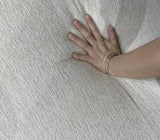 YOPTO 127" L-Shaped Sectional Couch with Movable Ottoman & 6 Throw Pillows,7 Seat Chenille Upholstered Sofa W/2 Cup Holder,USB Port & Hidden Storage Box,DIY Combination,for Living Room,Apartment,Beige