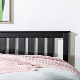 Mellow Naturalista Classic 12-Inch Solid Wood Platform Bed | Wooden Slats, No Box Spring Needed, Easy Assembly | Full, Espresso