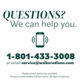 Walker Edison Portsmouth Classic 2 Glass Door TV Stand for TVs up to 80 Inches, 70 Inch, Dark Walnut