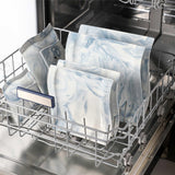 MALACASA Ivory White Dinnerware Sets, 30-Piece Porcelain Plates and Bowls Sets, Modern Dish Set for 6, Square Plates Dinnerware Set Kitchen Dishware Sets, Microwave and Dishwasher Safe, Series Flora