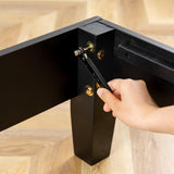 Mellow Naturalista Classic 12-Inch Solid Wood Platform Bed | Wooden Slats, No Box Spring Needed, Easy Assembly | Full, Espresso