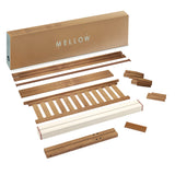 Mellow Naturalista Classic 12-Inch Solid Wood Platform Bed | Wooden Slats, No Box Spring Needed, Easy Assembly | Full, Espresso