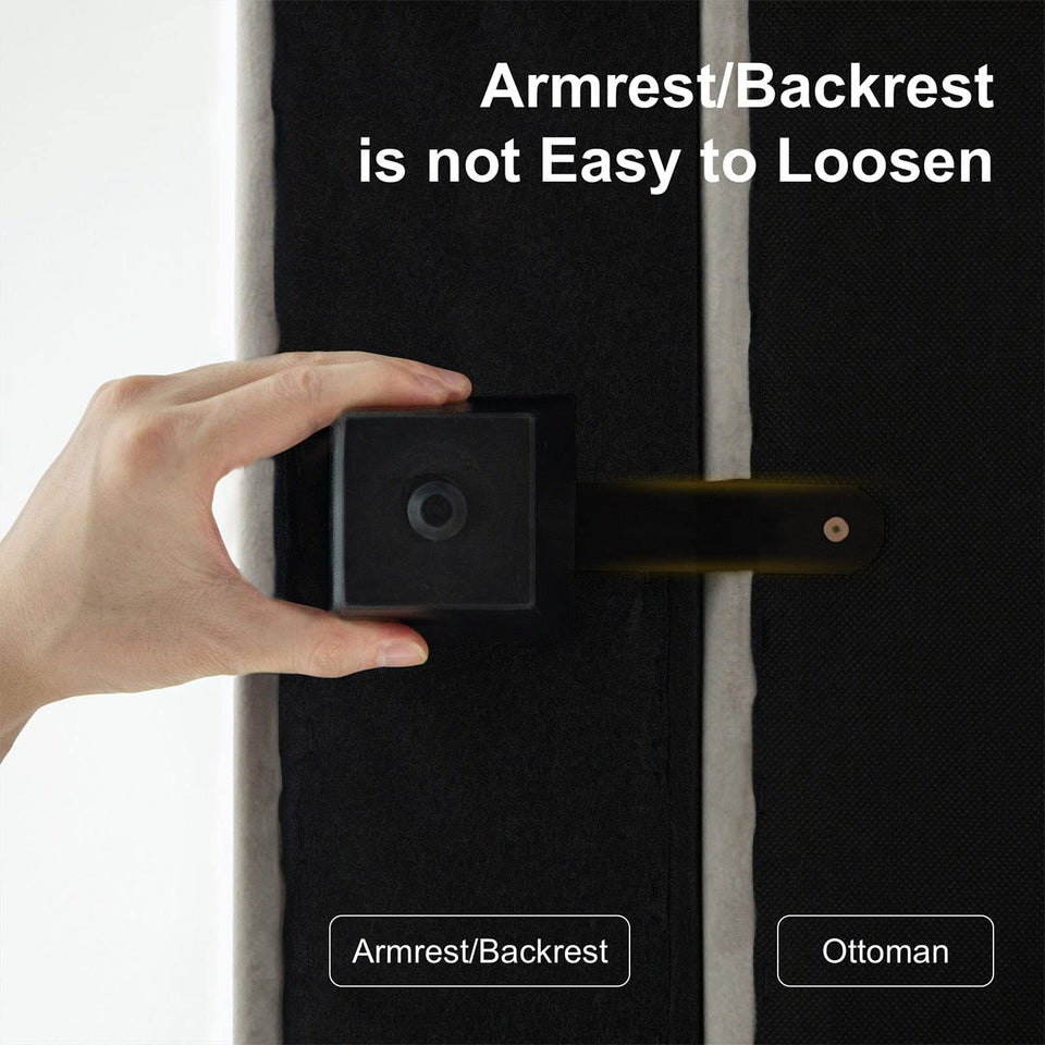 Belffin Modular Sectional Sofa with Ottomans Velvet Reversible Sleeper Chaise Bed Storage Seat Black