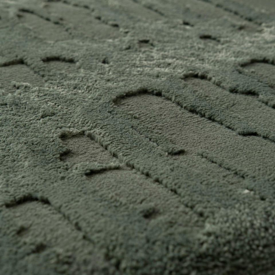 Revival Rugs Shell 5'3"x7'10" Washable Area Rug for Living Room Bedroom - 100% Recycled Oeko-TEX Certified, Medium Pile, Beige, Cream