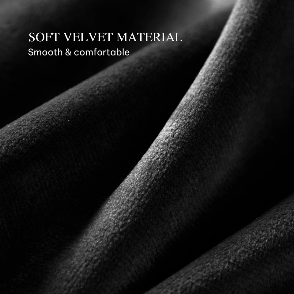 YITAHOME King Size Bed Frame with Adjustable Headboard, 4 Storage Drawers and RGB LED Lights, Velvet Upholstered Platform Bed with USB Ports, No Box Spring Needed, Fast Assembly, Noise-Free, Black