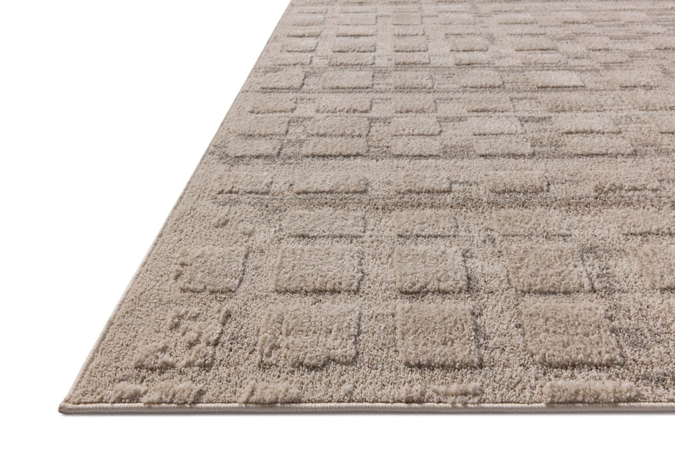 Loloi Amber Lewis Monty Collection MOT-01 Ivory/Taupe 9'-2" x 13', .50" Pile Height, Area Rug