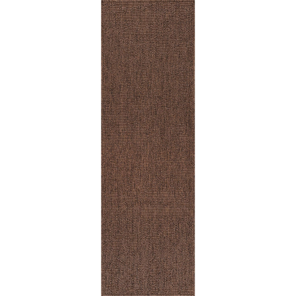 CAMILSON Easy Jute Rug 10x14, Indoor Outdoor Natural Color Fiber Area Rugs for Living Room Patio and Kitchen Rug, Sisal Boho Woven Design, Easy-Cleaning, Washable Outside Carpet Alfombras (10 x 14)