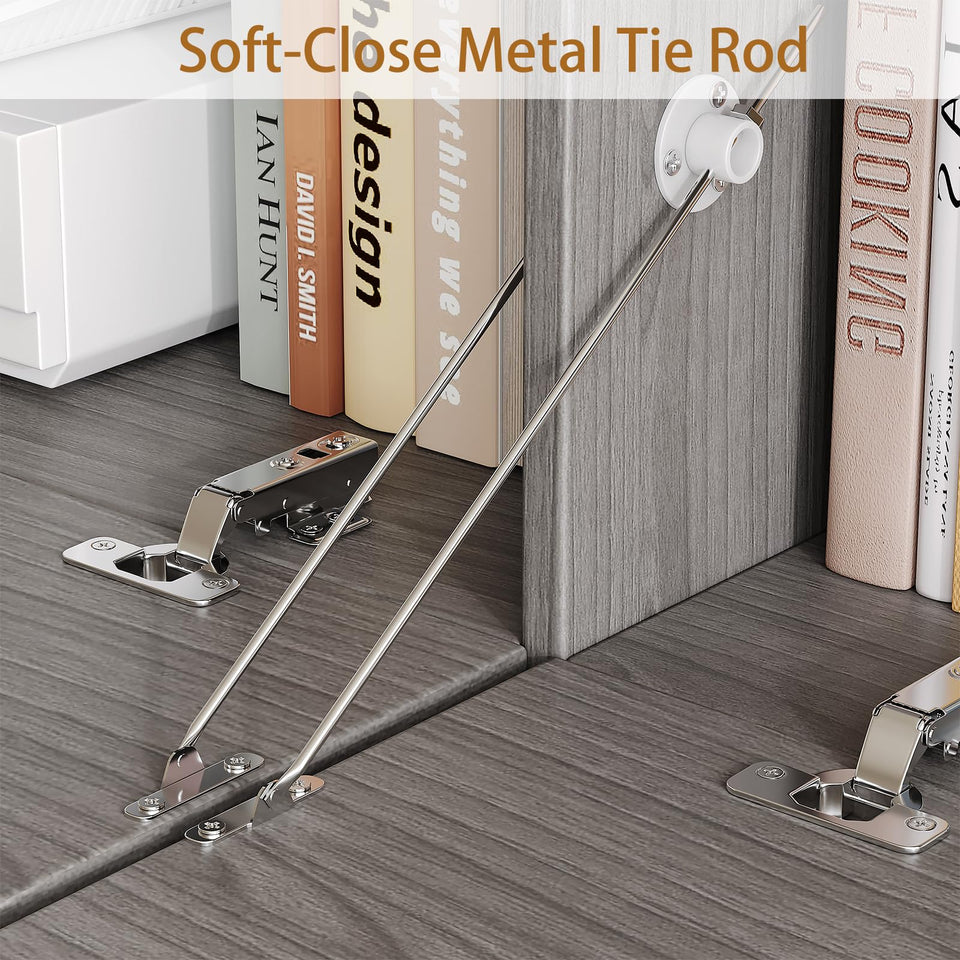 UKAOCAI 86.61'' Tambour TV Stand for 55-85 Inch, Modern Entertainment Center with Large Storage Cabinet & Open Shelves, TV Console with Sliding Doors for Living Room, Bedroom, Natural