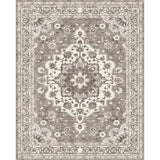 TOPRUUG Washable Oriental Area Rug - 12x15 Rugs for Living Room Soft Carpet for Bedroom Waterproof Floral Distressed Indoor Stain Resistant Non-Shedding Floor Carpets (Green, 12x15)