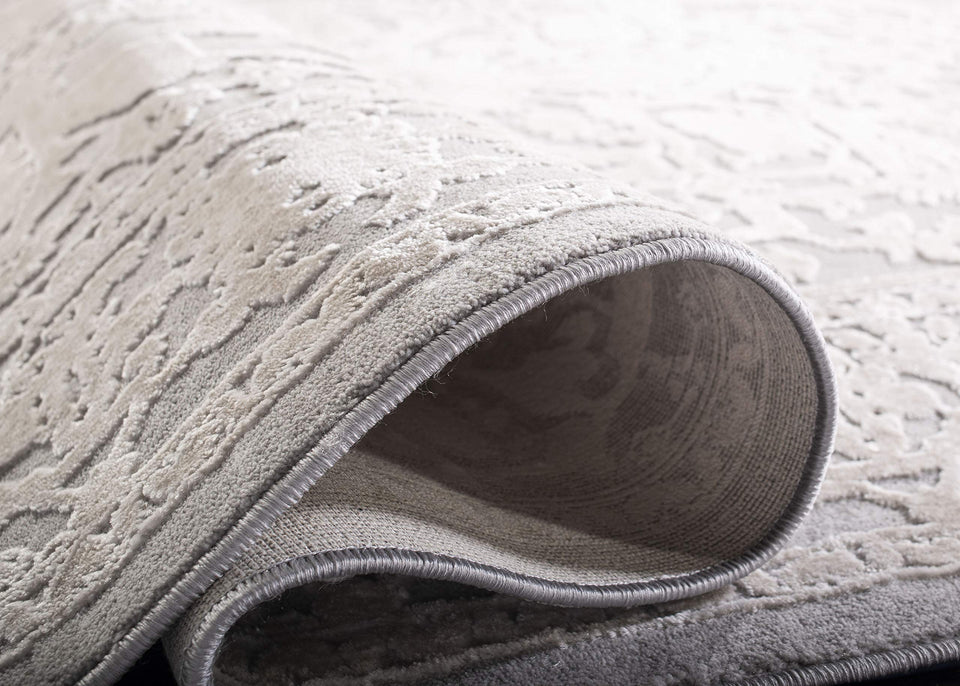 SAFAVIEH Area Rug 9x12 - Reflection Collection - Large - Cream & Ivory, Non-Shedding & Easy Cleaning, Ideal for Living Room, Bedroom, Dining Space (RFT665D)