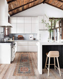 Loloi Layla Collection LAY-03 Olive/Charcoal 9'-0" x 12'-0" .13" Thick Area Rug, Soft, Durable, Vintage Inspired, Distressed, Low Pile, Non-Shedding, Easy Clean, Printed, Living Room Rug