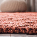 SAFAVIEH Area Rug 9x12 - Natural Fiber Collection - Large - Natural Brown, Handmade Jute, Farmhouse Style, Chunky Textured Thick Pile (NF447A)