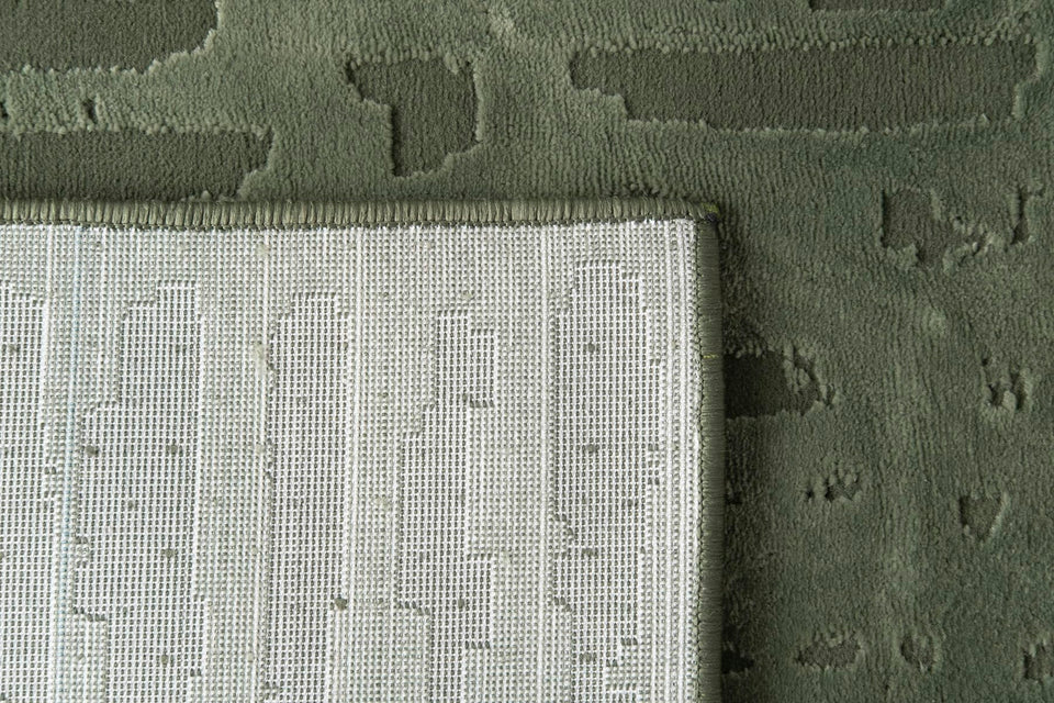 Revival Rugs Shell 5'3"x7'10" Washable Area Rug for Living Room Bedroom - 100% Recycled Oeko-TEX Certified, Medium Pile, Beige, Cream