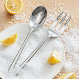 KINGSTONE Silverware Set, 60-Piece Forged Flatware Set Cutlery Set Premium Stainless Steel, Service for 12, for Kitchen, Home, Wedding, Party, Mirror Polished and Dishwasher Safe