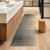 Neutral Living Room Rug - 10x14 Farmhouse Beige Brown Large Area Rug for Dining Room, Bedroom, Low Pile Lightweight Washable