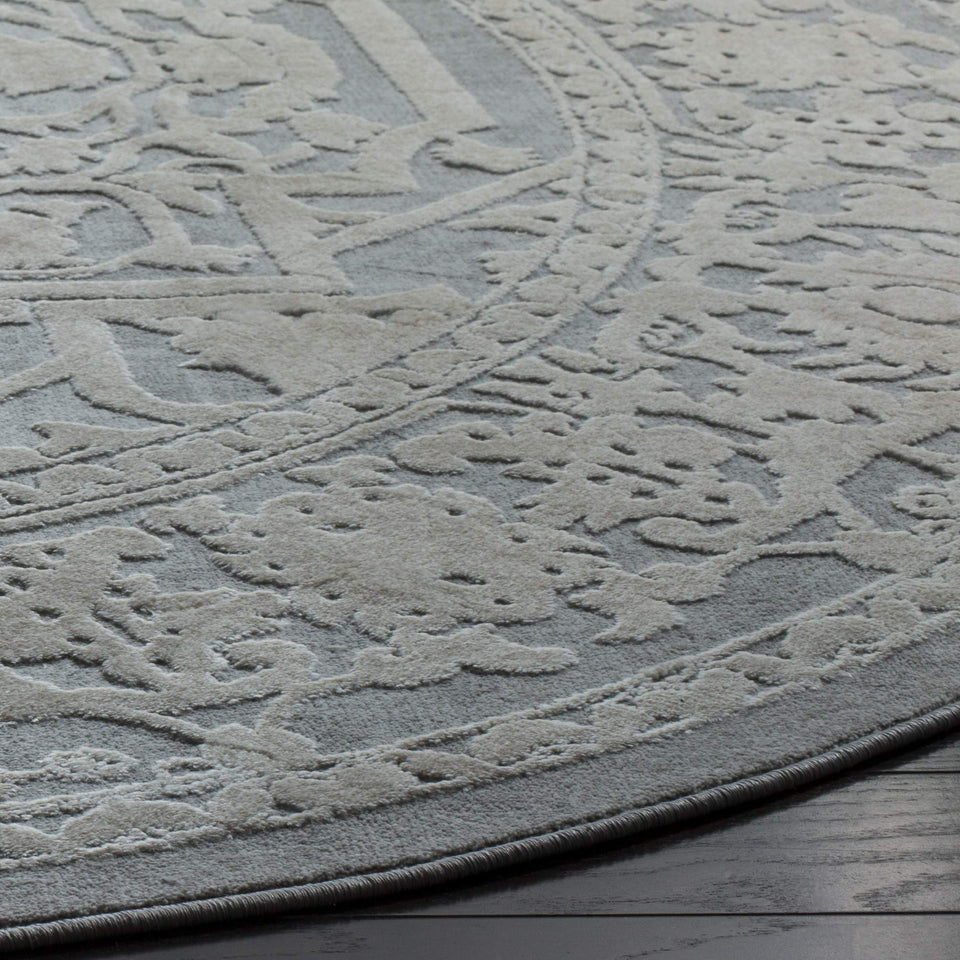 SAFAVIEH Area Rug 9x12 - Reflection Collection - Large - Cream & Ivory, Non-Shedding & Easy Cleaning, Ideal for Living Room, Bedroom, Dining Space (RFT665D)