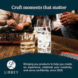 Libbey Ascent Tumbler and Rocks Drinking Glasses Set of 16, Glass Drinking Glasses with Curvature, Versatile Glassware Set for Parties and More