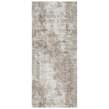 12x15 Area Rug for Living Room – Large Modern Neutral Abstract Thin Washable Carpet, Soft Low Pile Non-Slip Stain-Resistant for Bedroom Dining Room Home Office (Beige Grey)
