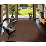 CAMILSON Easy Jute Rug 10x14, Indoor Outdoor Natural Color Fiber Area Rugs for Living Room Patio and Kitchen Rug Herringbone Woven Design Easy-Cleaning Washable Outside Carpet Alfombras 10 x 14