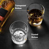 Triplorare Whiskey Glasses Set of 6, 11 OZ Old-Fashioned, Rum & Scotch Glasses