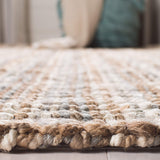 SAFAVIEH Area Rug 9x12 - Natural Fiber Collection - Large - Natural Brown, Handmade Jute, Farmhouse Style, Chunky Textured Thick Pile (NF447A)