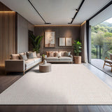 CAMILSON Easy Jute Rug 10x14, Indoor Outdoor Natural Color Fiber Area Rugs for Living Room Patio and Kitchen Rug, Sisal Boho Woven Design, Easy-Cleaning, Washable Outside Carpet Alfombras (10 x 14)