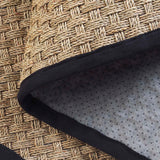 SAFAVIEH Area Rug 8x10 - Natural Fiber Collection - Large - Natural & Beige, Seagrass, Basketweave Pattern (NF114A)