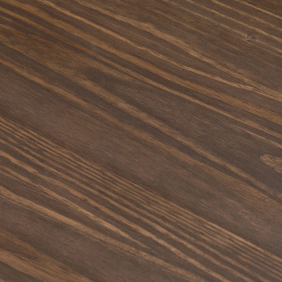 Plank+Beam Forma Coffee Table, 54 Inch Modern Coffee Table with Shelf, Contemporary Center Table with Storage Space, Rectangle Tea Table with Storage, Pecan