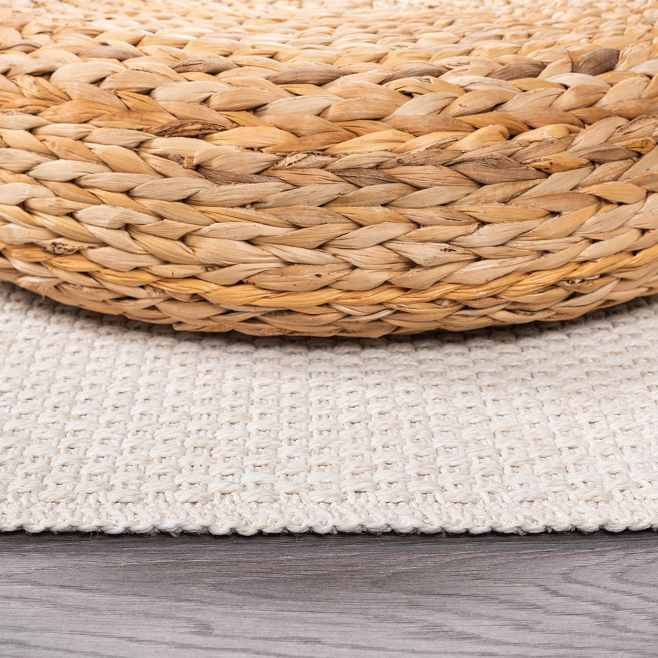 CAMILSON Easy Jute Rug 10x14, Indoor Outdoor Natural Color Fiber Area Rugs for Living Room Patio and Kitchen Rug Herringbone Woven Design Easy-Cleaning Washable Outside Carpet Alfombras 10 x 14