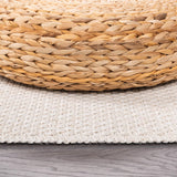CAMILSON Easy Jute Rug 10x14, Indoor Outdoor Natural Color Fiber Area Rugs for Living Room Patio and Kitchen Rug Herringbone Woven Design Easy-Cleaning Washable Outside Carpet Alfombras 10 x 14