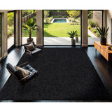 CAMILSON Easy Jute Rug 10x14, Indoor Outdoor Natural Color Fiber Area Rugs for Living Room Patio and Kitchen Rug Herringbone Woven Design Easy-Cleaning Washable Outside Carpet Alfombras 10 x 14