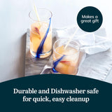 Libbey Ascent Tumbler and Rocks Drinking Glasses Set of 16, Glass Drinking Glasses with Curvature, Versatile Glassware Set for Parties and More