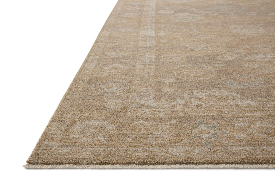 Loloi Chris Loves Julia Louisa Collection LOI-03 Taupe/Ivory 7'-10" x 10', .38" Pile Height, Area Rug
