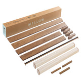 Mellow Naturalista Classic 12-Inch Solid Wood Platform Bed | Wooden Slats, No Box Spring Needed, Easy Assembly | Full, Espresso