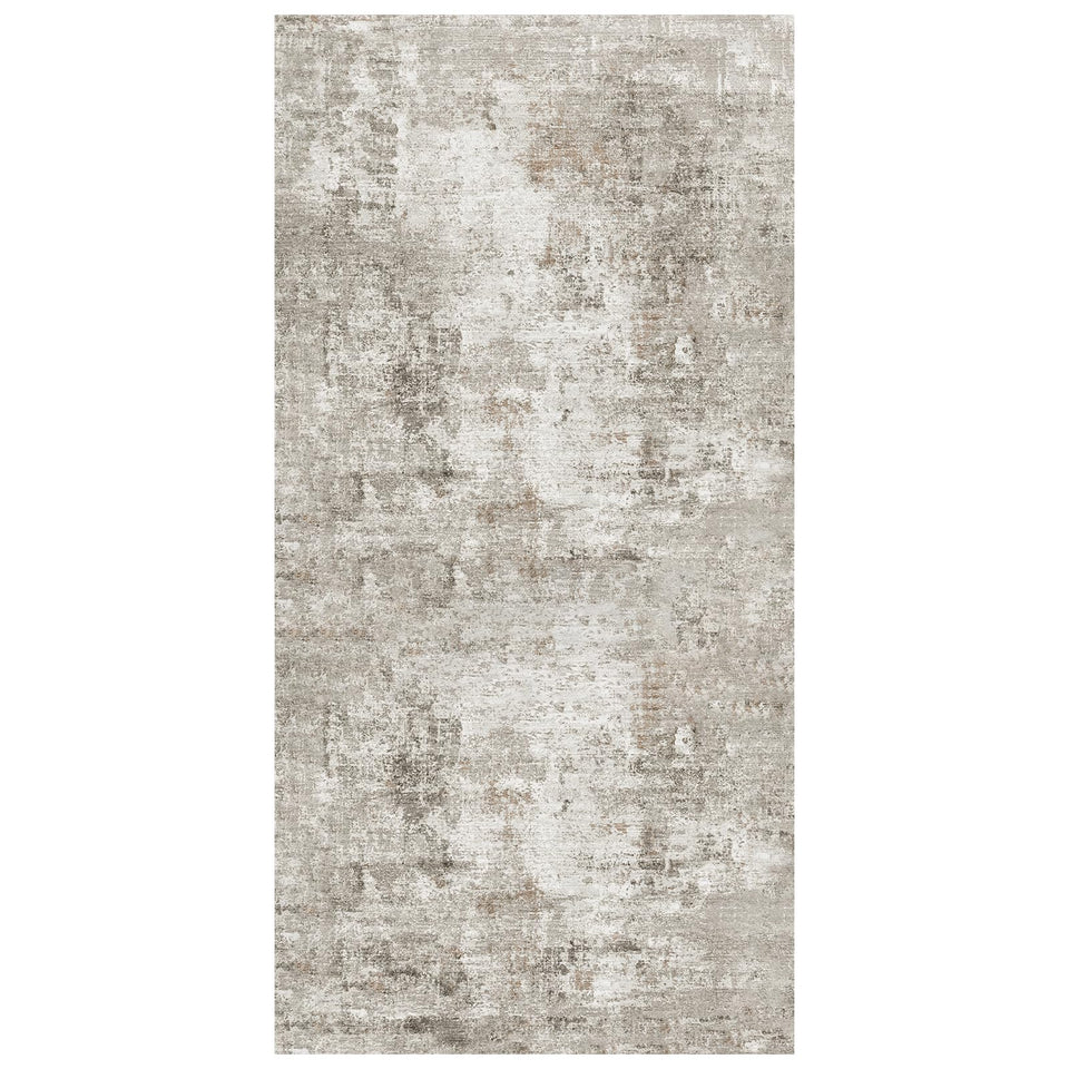 12x15 Area Rug for Living Room – Large Modern Neutral Abstract Thin Washable Carpet, Soft Low Pile Non-Slip Stain-Resistant for Bedroom Dining Room Home Office (Beige Grey)