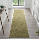 LUXE WEAVERS Modern Geometric Wave Cream 9x12 Area Rug