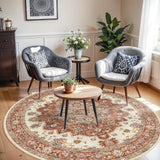 TOPRUUG Washable Oriental Area Rug - 12x15 Rugs for Living Room Soft Carpet for Bedroom Waterproof Floral Distressed Indoor Stain Resistant Non-Shedding Floor Carpets (Green, 12x15)