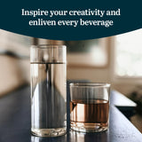 Libbey Ascent Tumbler and Rocks Drinking Glasses Set of 16, Glass Drinking Glasses with Curvature, Versatile Glassware Set for Parties and More