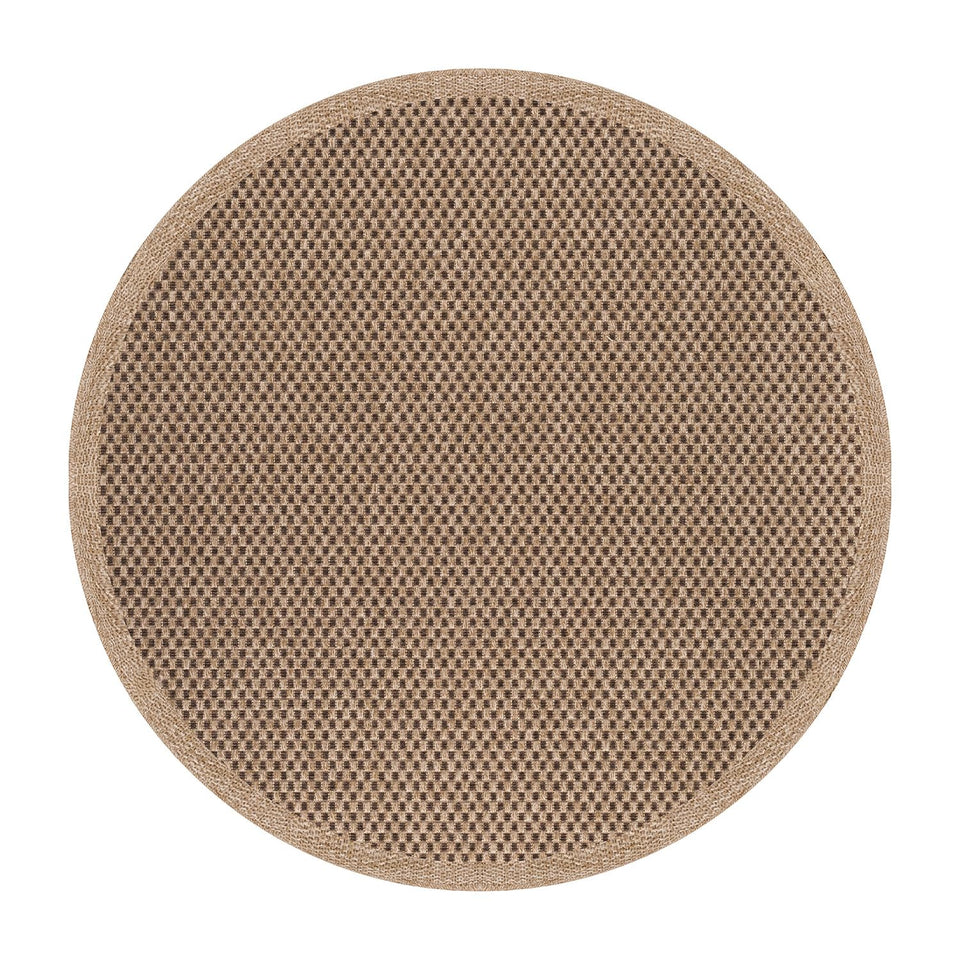 CAMILSON Easy Jute Rug 10x14, Indoor Outdoor Natural Color Fiber Area Rugs for Living Room Patio and Kitchen Rug, Sisal Boho Woven Design, Easy-Cleaning, Washable Outside Carpet Alfombras (10 x 14)