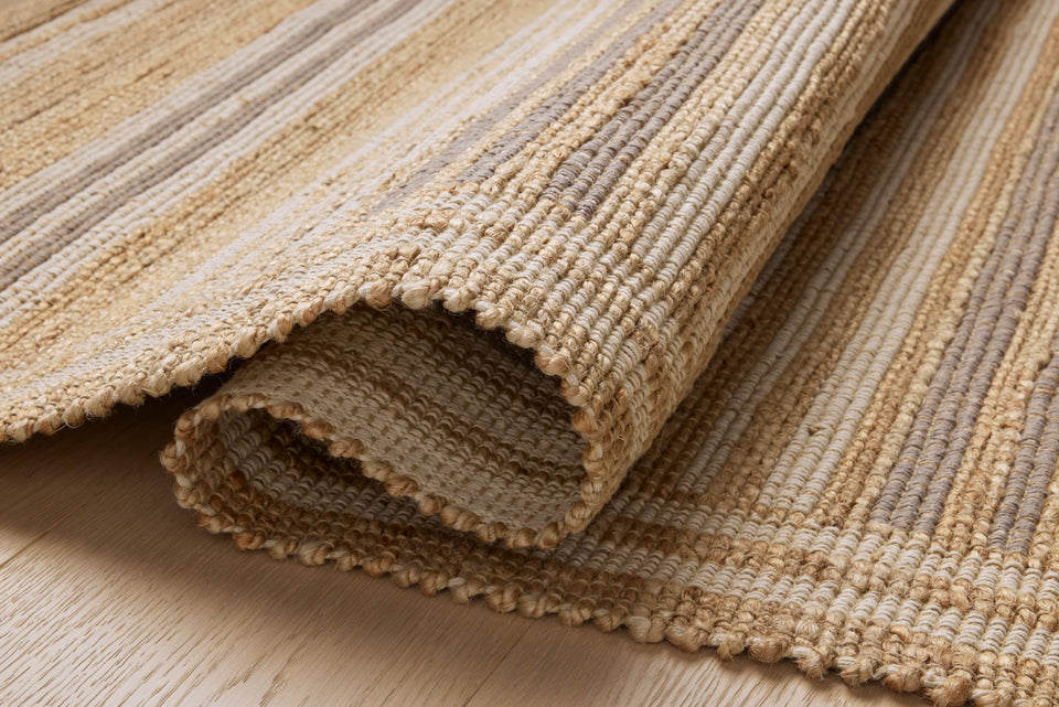 Loloi Chris Loves Julia Judy Collection JUD-07 Natural/Ivory 7'-9" x 9'-9" Area Rug