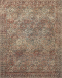 Loloi Amber Lewis Billie Collection, Ink & Salmon 10'-0" x 14'-0" Area Rug – Antique & Distressed Accent Rugs for Living Room, Bedroom, Entryway & Hallway, No Shed High Traffic Area Home Decor Rug