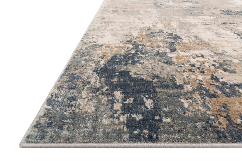 Loloi Teagan Collection TEA-03 Ivory/Sand 9'-9" x 13'-6" Area Rug, Large, Soft Neutral Rug, High-Traffic for Living Room, Bedroom, Home Office, Dining Area