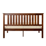 Mellow Naturalista Classic 12-Inch Solid Wood Platform Bed | Wooden Slats, No Box Spring Needed, Easy Assembly | Full, Espresso