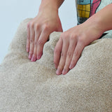 160.6" Cloud Couch Modular Sectional Sofa for Livingroom,Oversized Convertible Sofa with Storage Ottomans,6 Seat Wide Couches,Cushion Covers Removable (Khaki, 6 Seater)