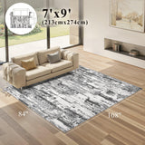 Area Rugs for Living Room: 12x15 Abstract Washable Rug Modern Neutral Large Soft Stain Resistant Non-Slip Backing Machine Table for Bedroom Dining Room Indoor Home Office Carpet - Gold Brown