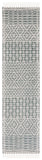 SAFAVIEH Area Rug 8x10 - Natura Collection - Large - Ivory, Handmade Wool, Moroccan Boho Fringe Design, Ideal for Living Room, Bedroom, Dining Space (NAT852B)