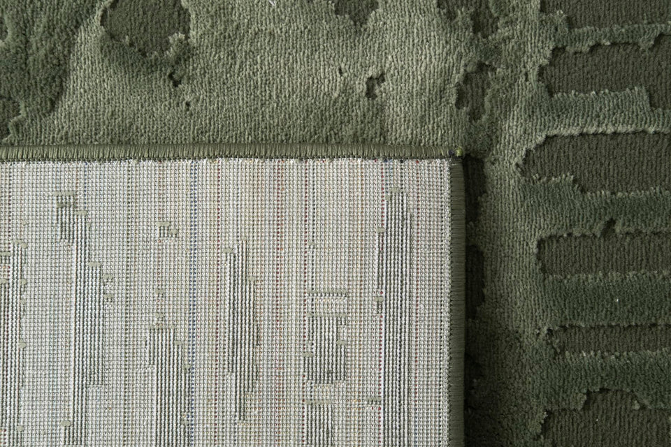 Revival Rugs Shell 5'3"x7'10" Washable Area Rug for Living Room Bedroom - 100% Recycled Oeko-TEX Certified, Medium Pile, Beige, Cream